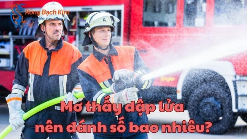 mơ thấy dập lửa