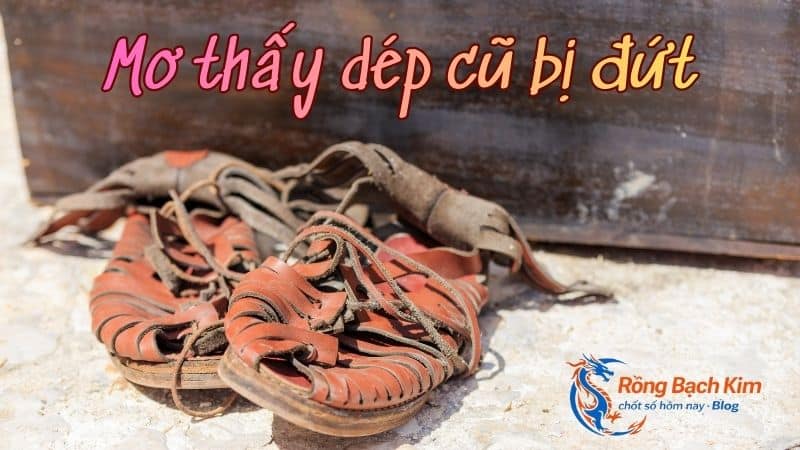 mơ thấy dép đứt