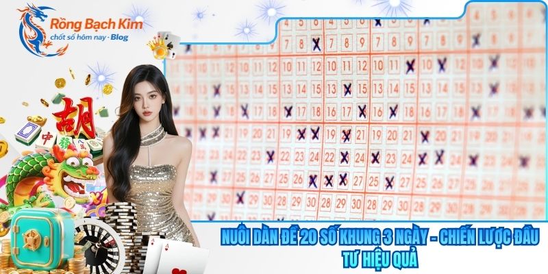 dàn đề 20 số nuôi khung 3 ngày