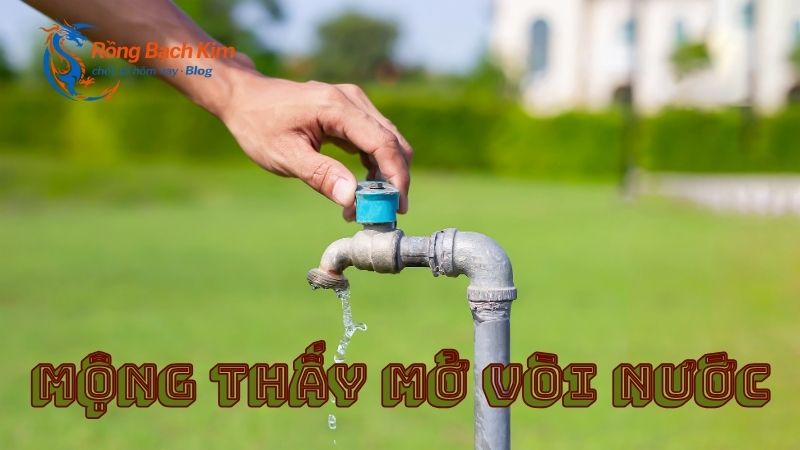 mơ thấy vòi nước