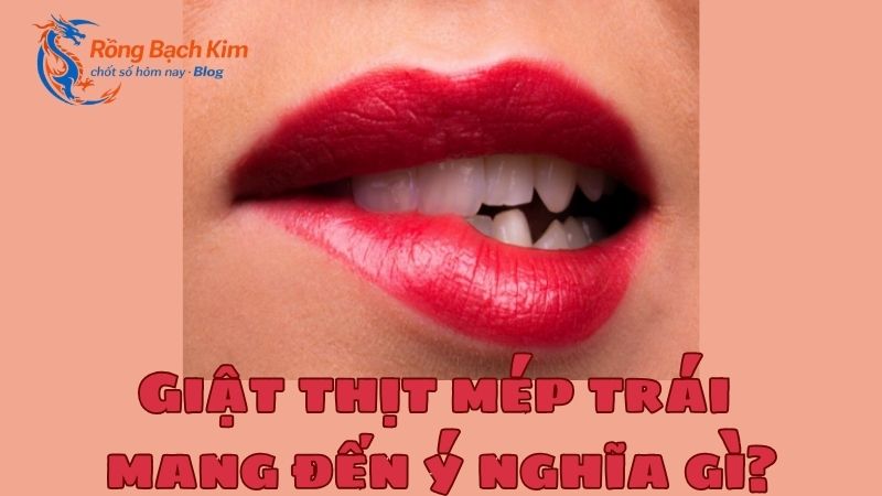 Giật thịt mép trái