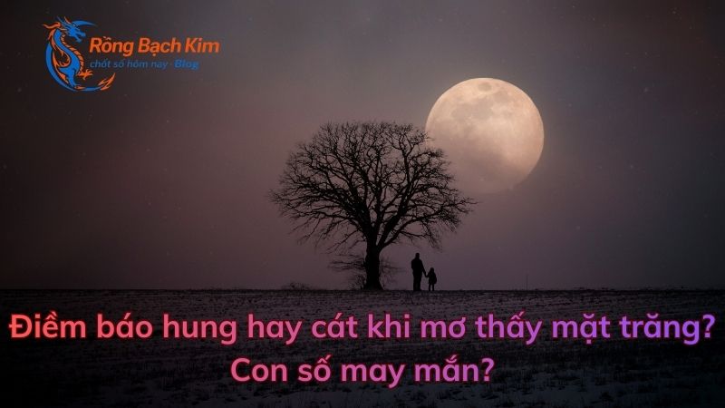 Điềm báo hung hay cát khi mơ thấy mặt trăng? Con số may mắn? 8 mo thay mat trang 1