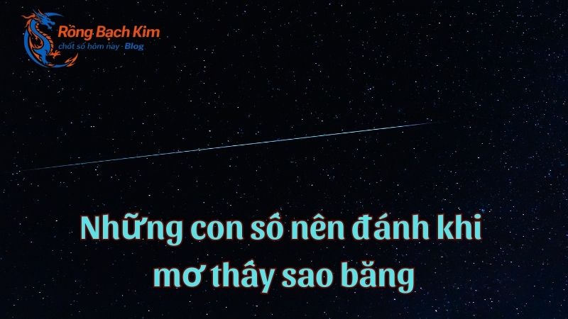 mơ thấy sao băng