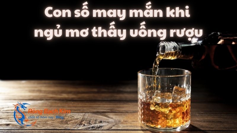 Ngủ mơ thấy uống rượu điềm báo lành hay dữ? Con số may mắn? 3 ngủ mơ thấy uống rượu
